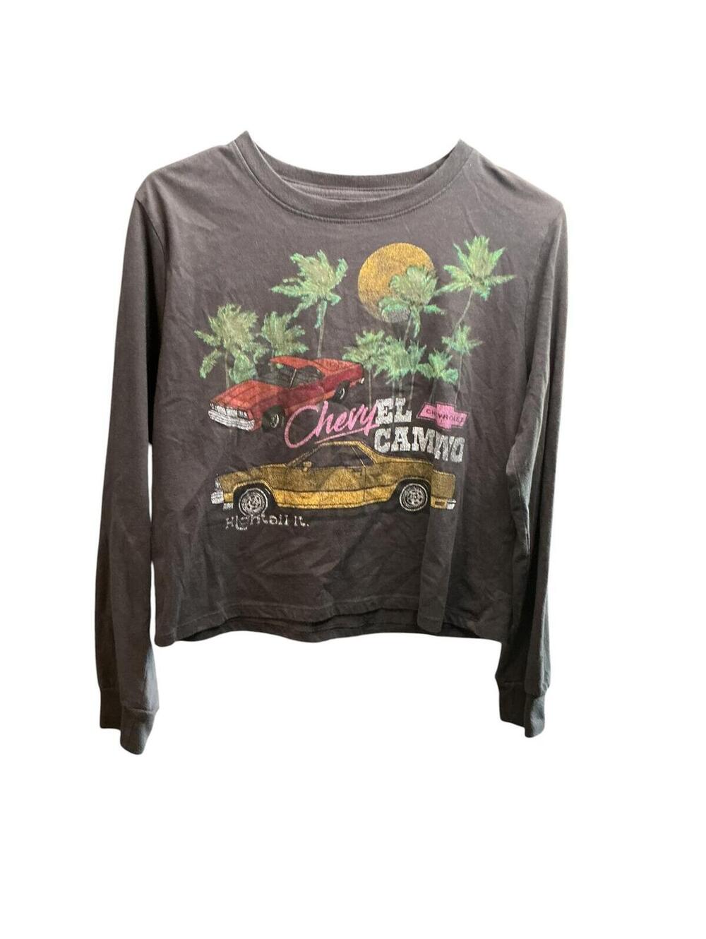 GM Official Licensed L/S T-shirt Graphic Chevy El Camino S